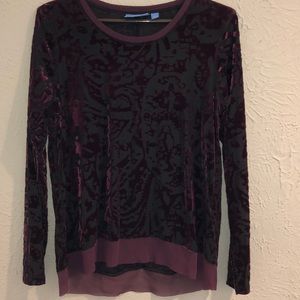 Velvety Light Dress Blouse/Long Sleeves